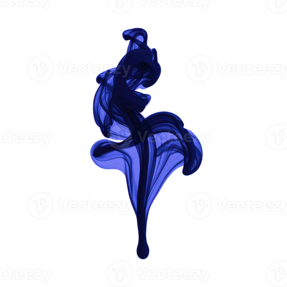 This features abstract, fluid shape deep blue, resembling dynamic, swirling form. design is artistic and evokes sense of movement and creativity.abstract shape deep blue, dynamic swirling form png