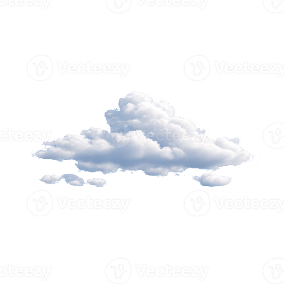 Fluffy white cloud floats against transparent background, showcasing its soft and airy texture. cloud shape is irregular, with billowy edges and light, ethereal appearance png