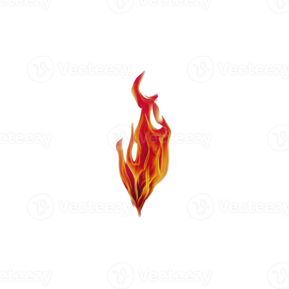 Vibrant, stylized flame illustration with dynamic red and orange hues, symbolizing energy and passion. flame fluid shape conveys movement and intensity png