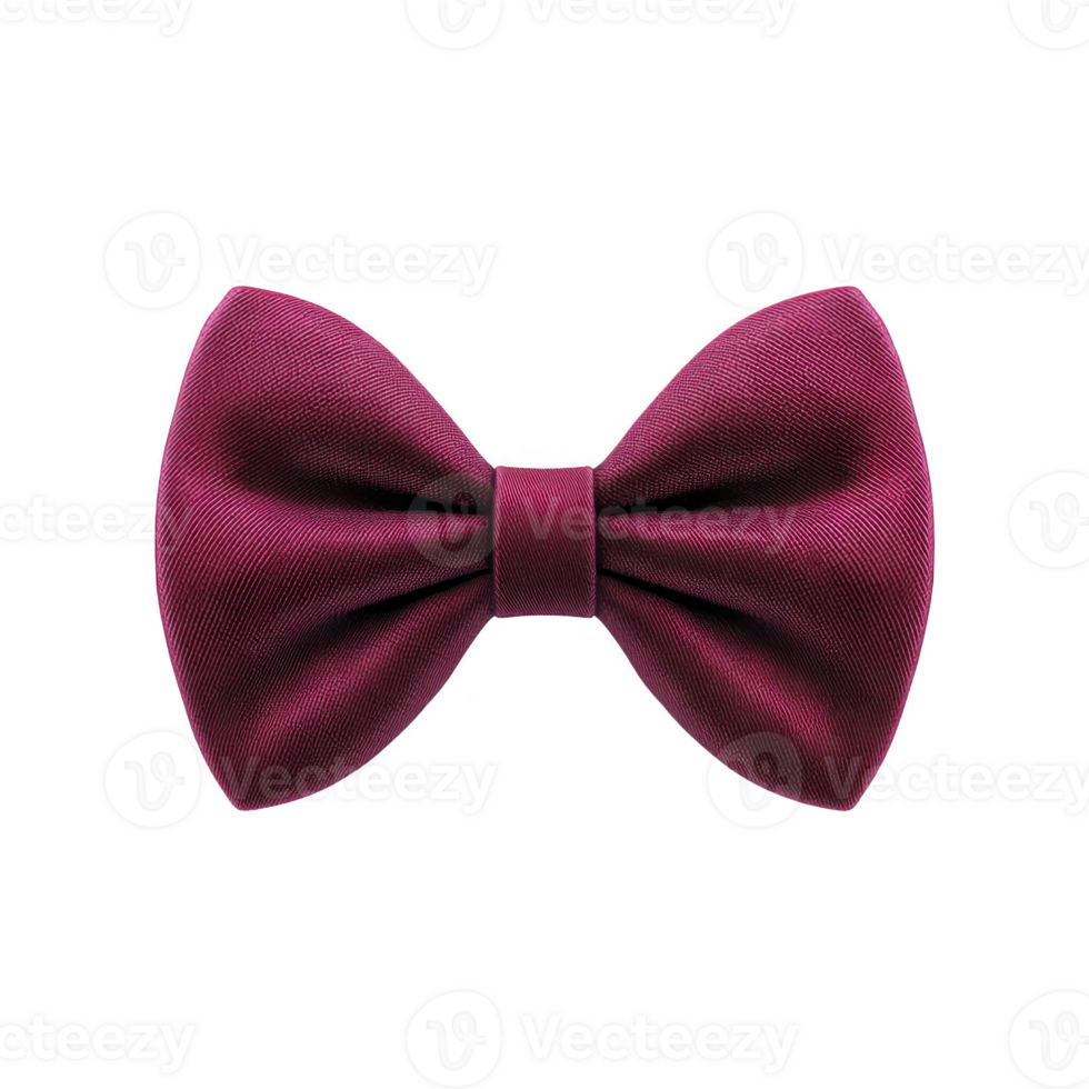 Vibrant red bow tie with classic design, perfect for formal occasions and adding touch of elegance to any outfit. fabric has smooth texture, enhancing its sophisticated appearance png