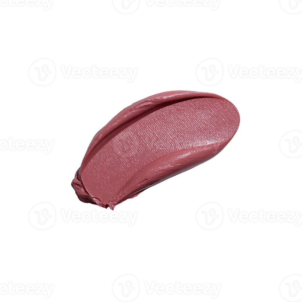 Smear of pink lipstick with smooth texture and glossy finish, isolated on transparency background. vibrant color and creamy consistency make it ideal for beauty and makeup concepts png