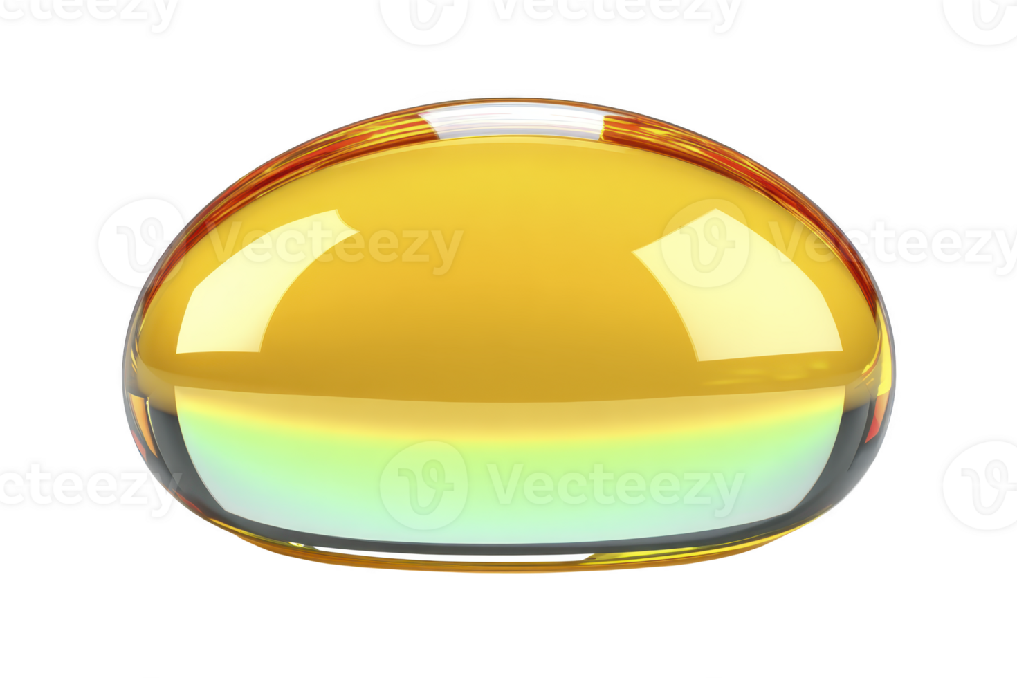 Shiny, reflective yellow glass dome with smooth surface and subtle gradient effect, creating futuristic and artistic appearance. dome transparency adds depth and intrigue png