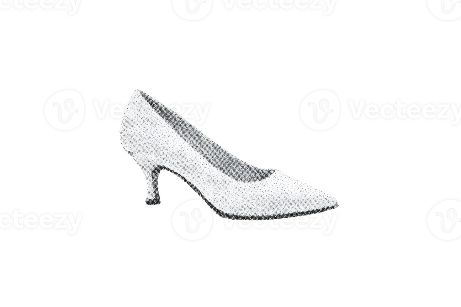 Classic high heeled shoe with pointed toe and elegant design, perfect for formal occasions or professional settings. shoe is stylish and timeless, adding sophistication to any outfit png