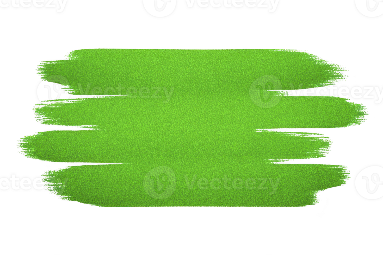 Vibrant green brushstroke pattern on transparent background, showcasing bold and artistic paint strokes. texture and color create lively and creative design element png