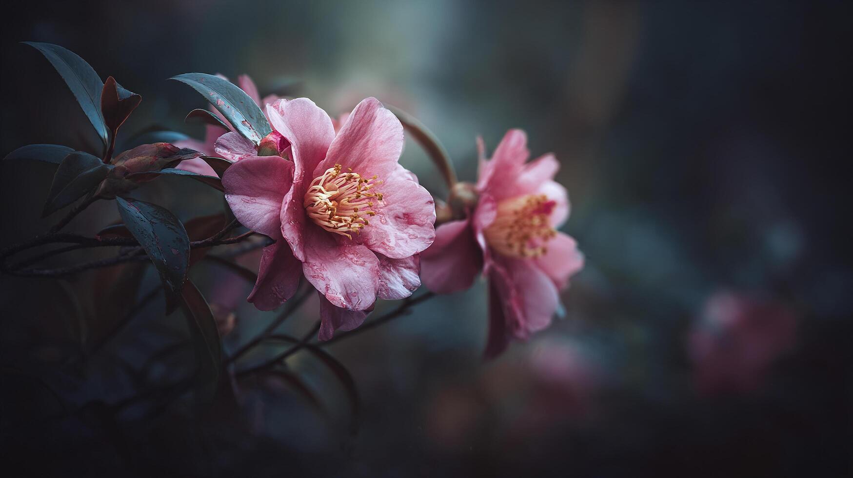 Beautiful flower image in close up photo