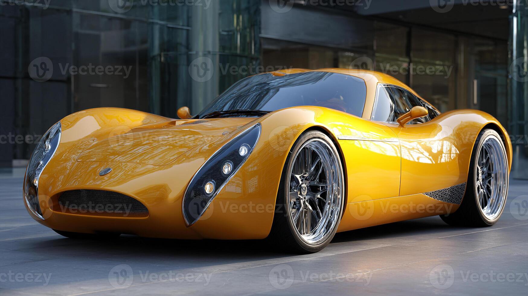Car image with detailed natural background photo