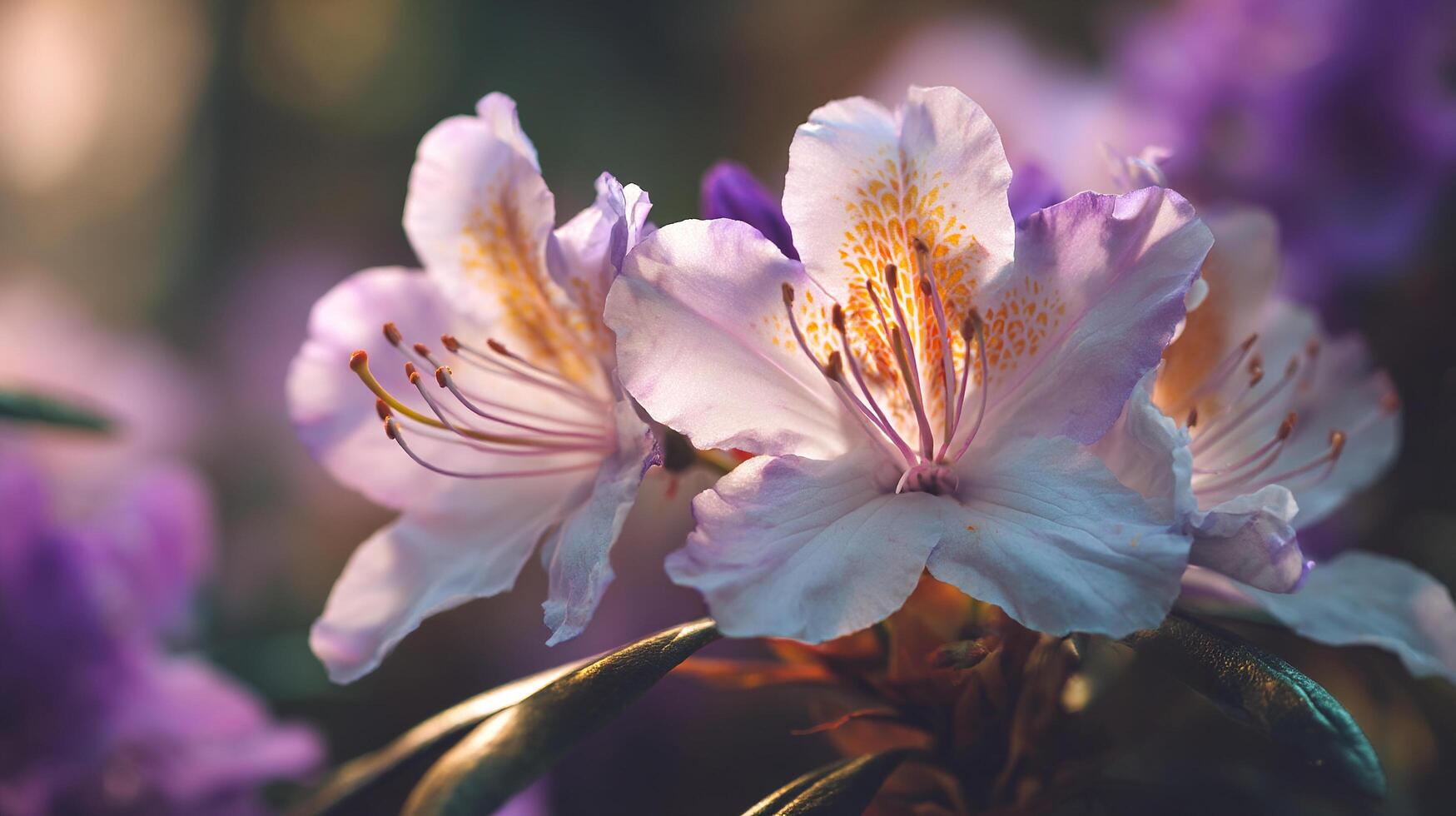 Delicate flower image in close view photo