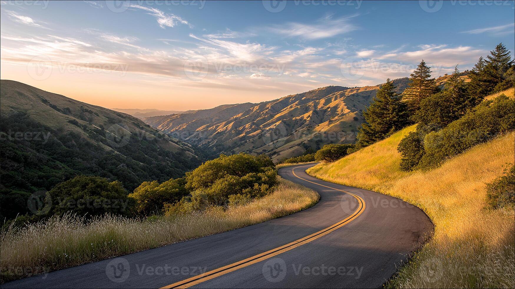 Peaceful rural trail photo with vibrant landscape colors