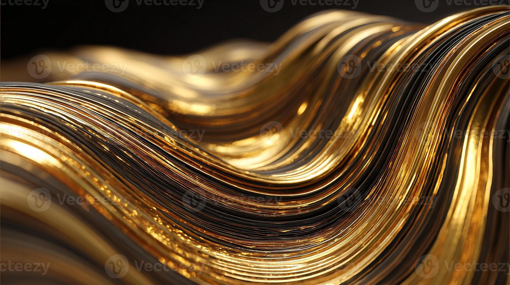 Luxurious-abstract background photo with photorealistic smooth wave textured design