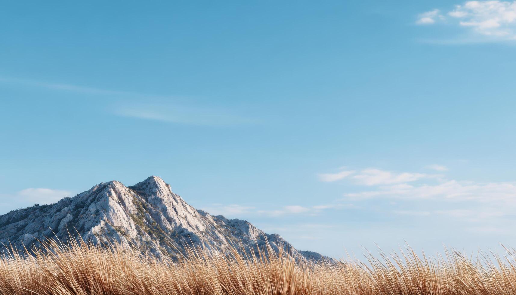 Majestic mountain landscape open sky nature scene tranquil environment wide view minimalist concept photo