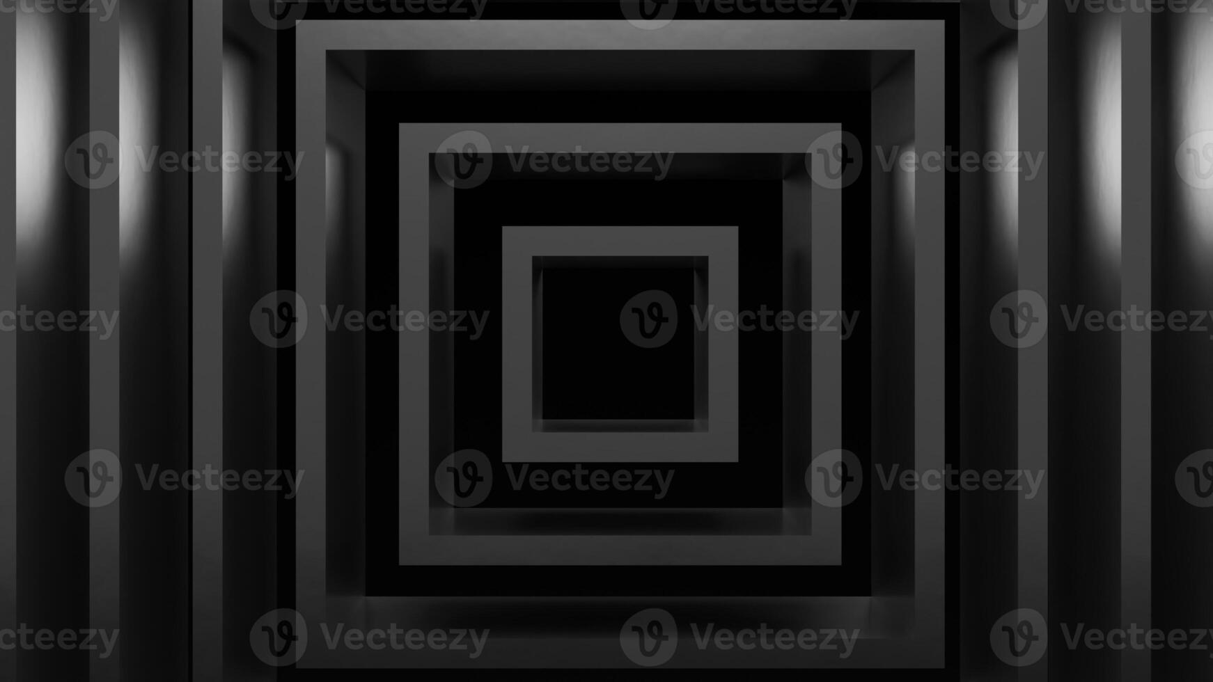 Black and white abstract background with a square shape photo