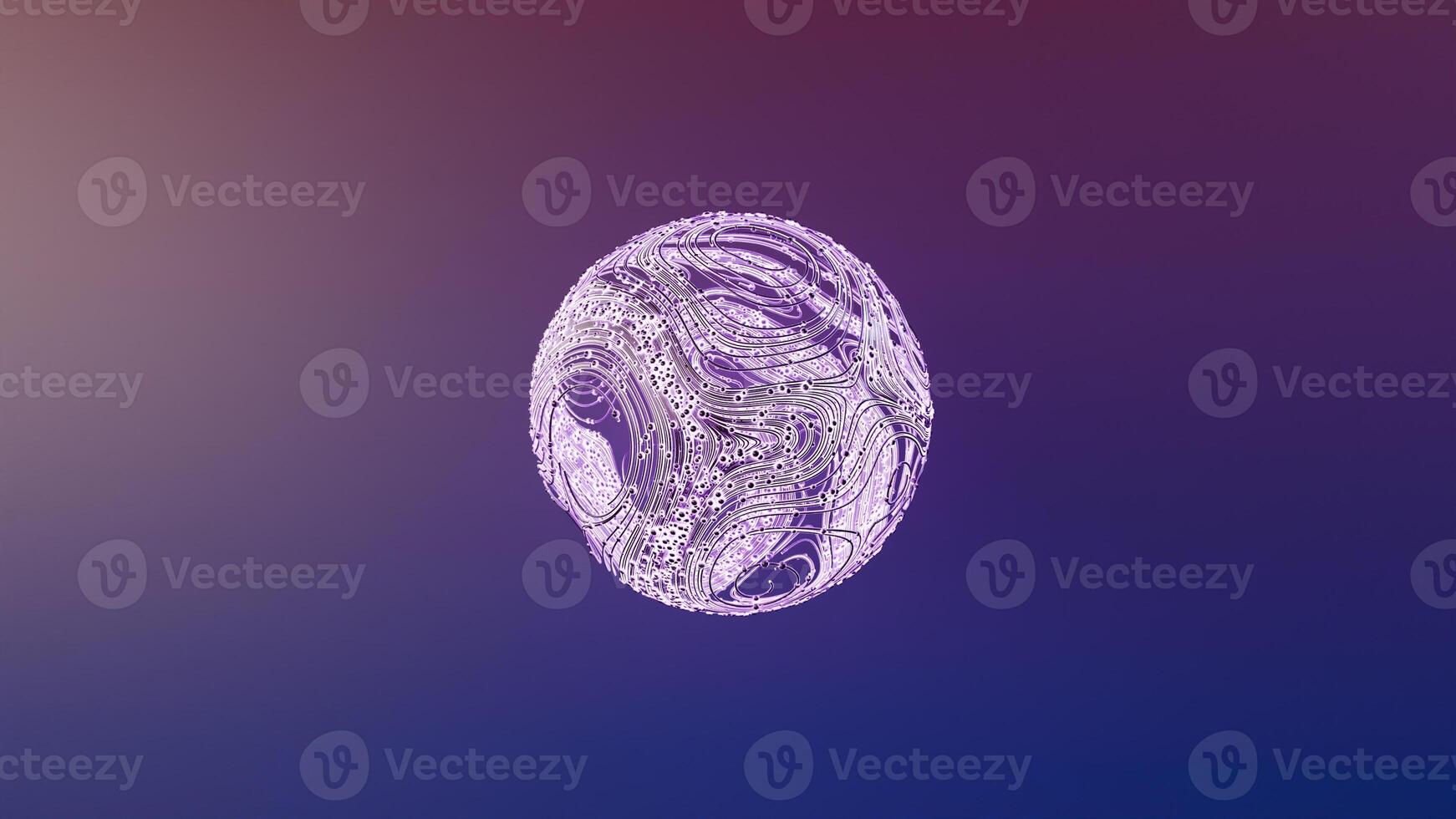 A purple and blue abstract image with a circular shape photo