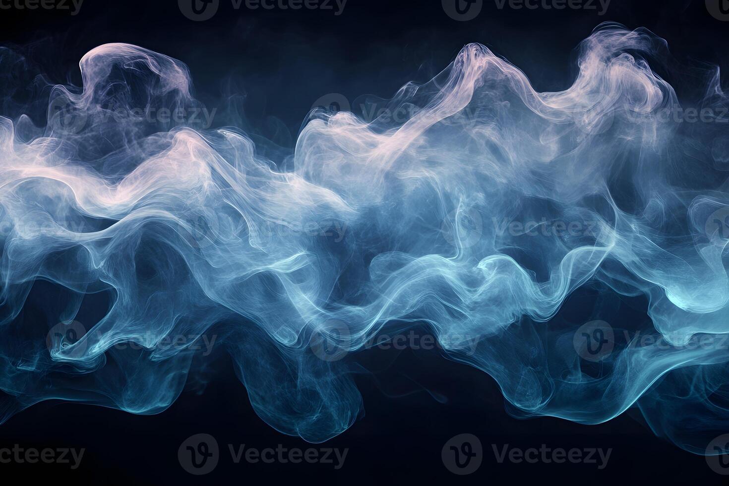 Ethereal Smoke Swirls in Abstract Flow for Modern Art and Design Projects photo