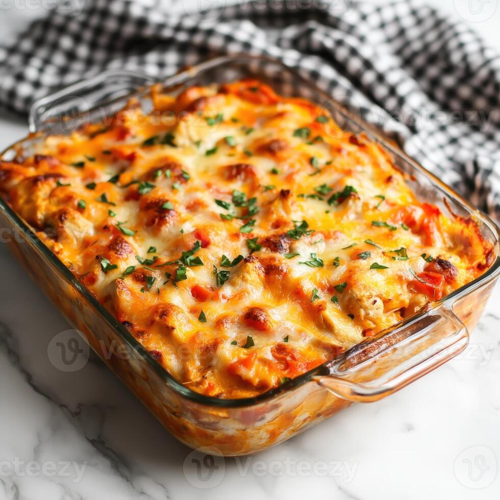 Easy chicken parmesan casserole photo