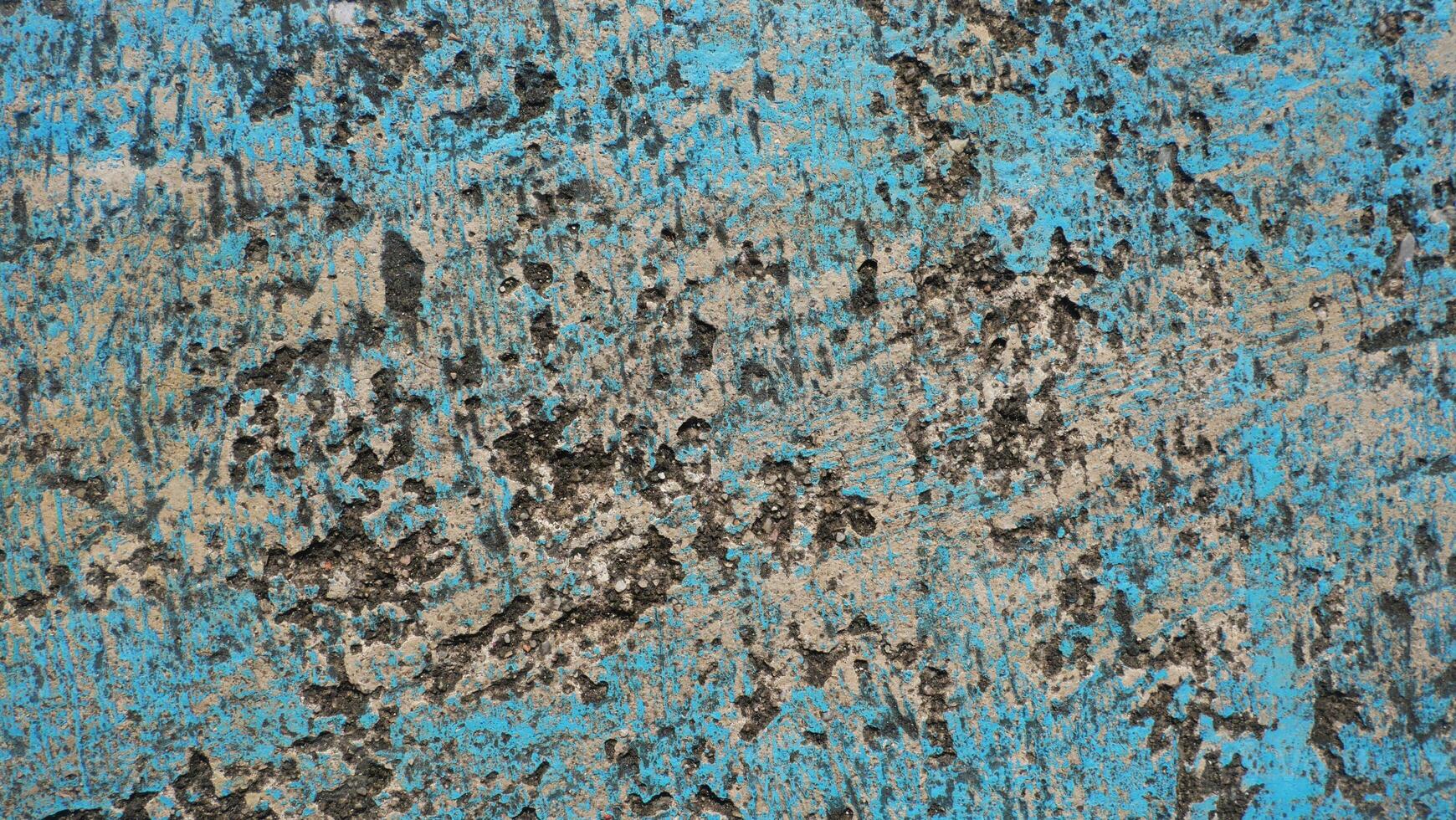 Abstract background with grunge texture in blue and cement floor. photo