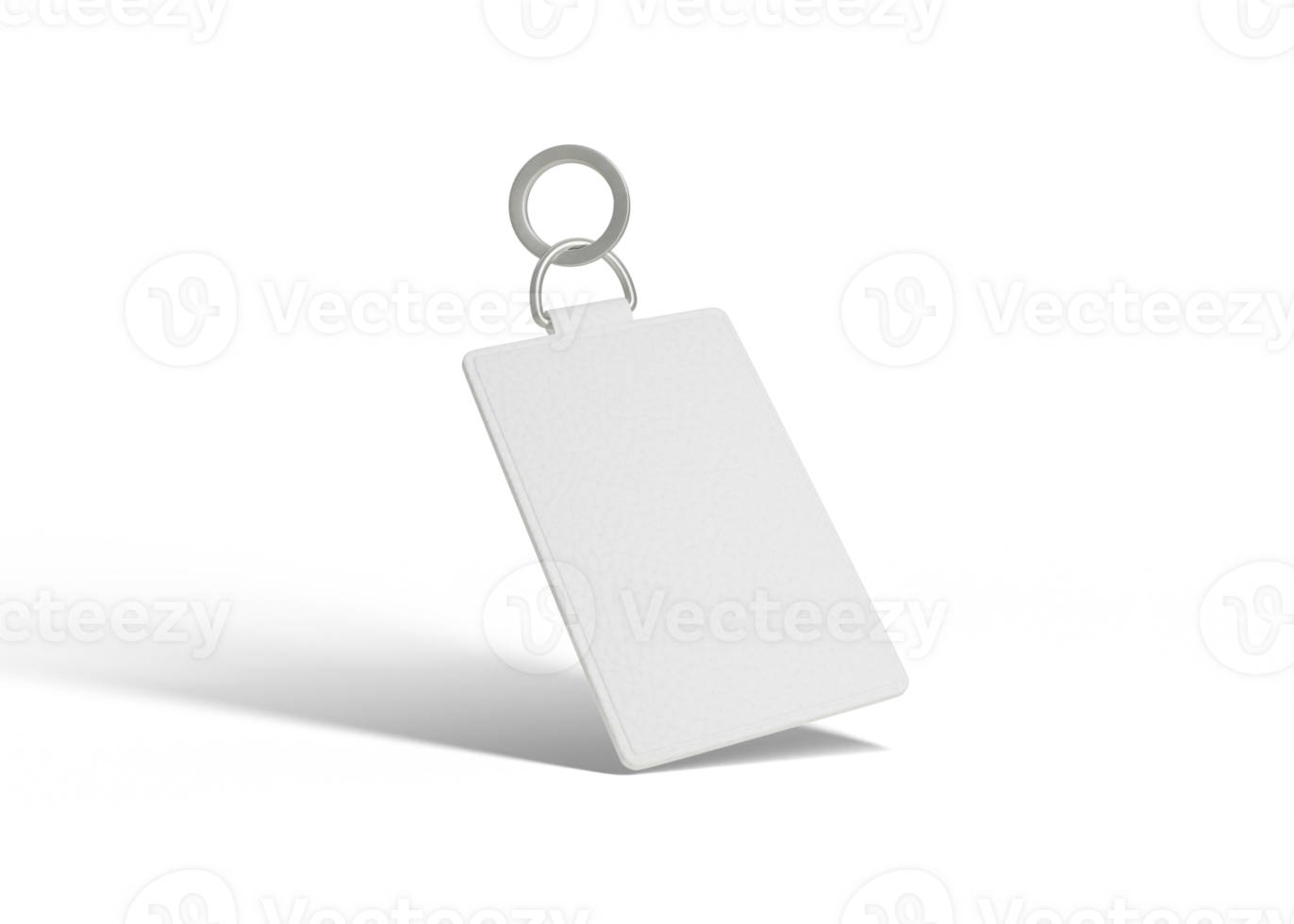 Hanging Leather Keychain for Logo Presentation png