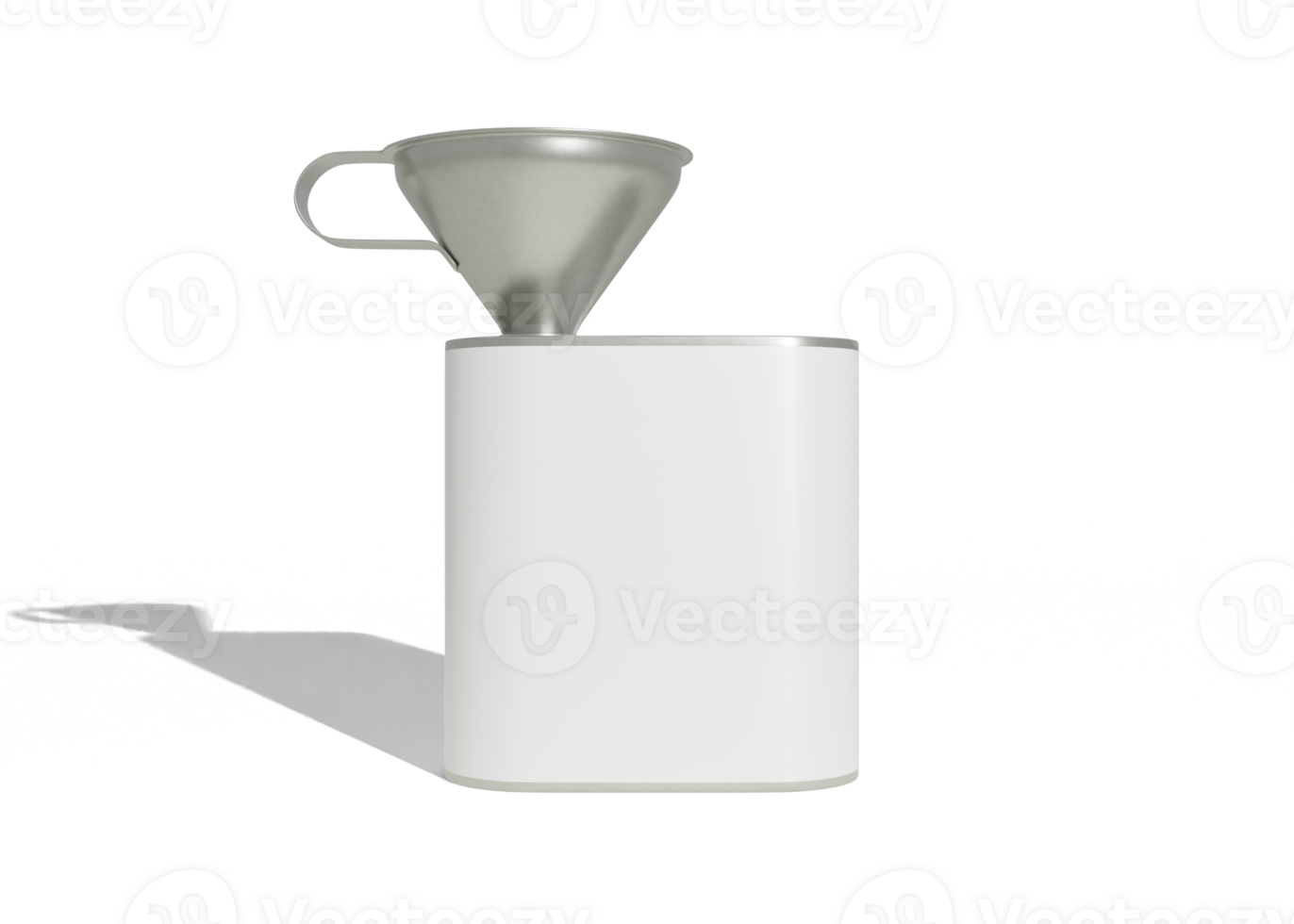Coffee Can with Funnel for Roastery Logo Presentation png