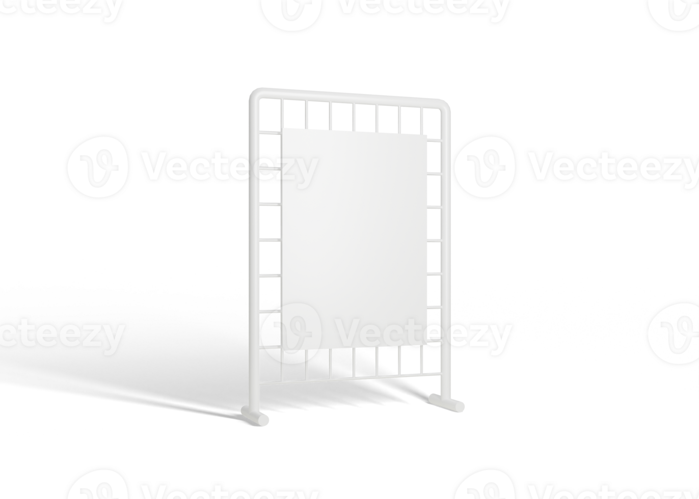 Wire Rack Display Stand for Brochure and Flyer Branding Presentation png