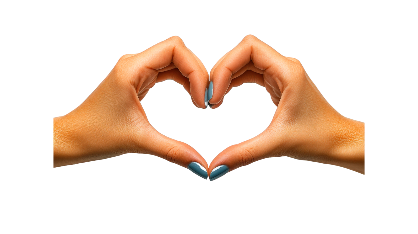 Hands Forming a Heart Shape Isolated on Transparent Background png
