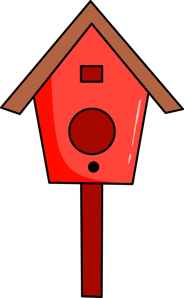bird house illustration png
