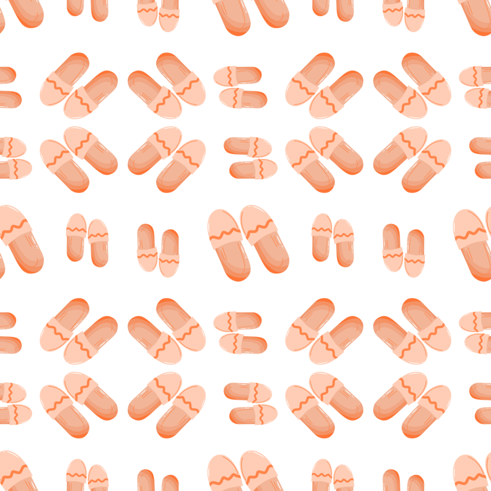 seamless pattern with sandal png