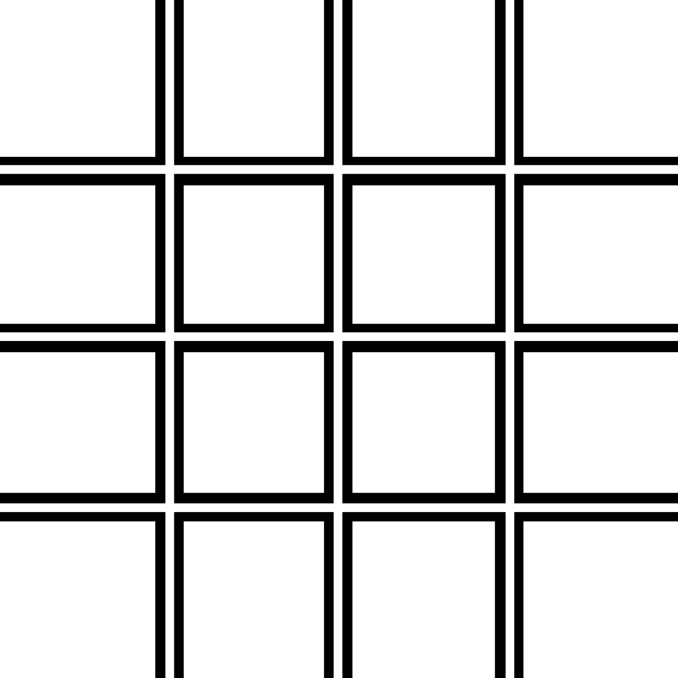 A square grid of squares with black and white squares png