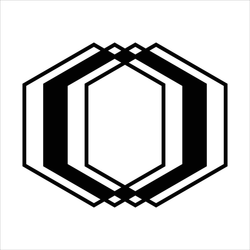 Geometric Abstraction Art Illustration Modern Graphic Design Conceptual Artwork vector