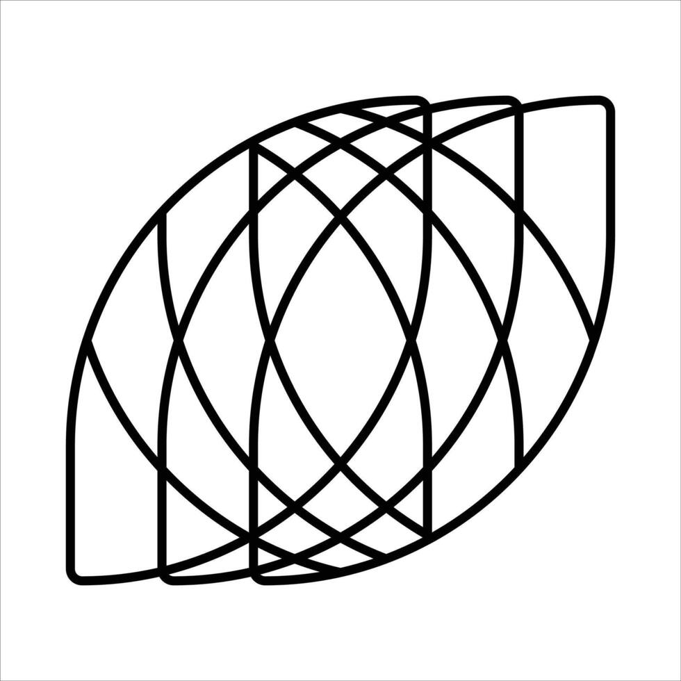 Abstract Geometry A Simple Yet Elegant Illustration Design Creation vector