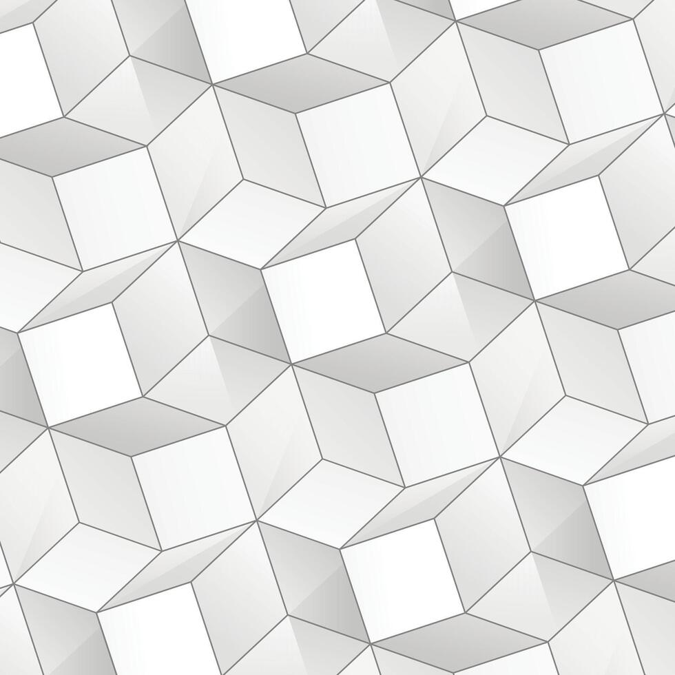 abstract background with volume cubes vector