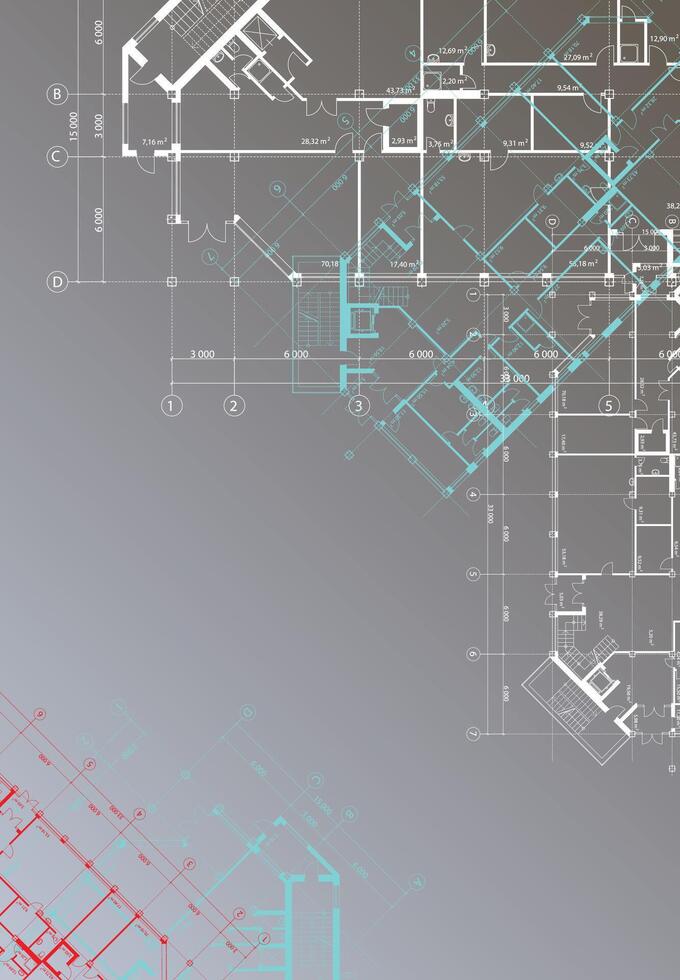 gray architectural background vertical vector