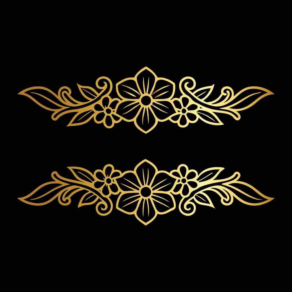 Floral Wreath Frame Border vector