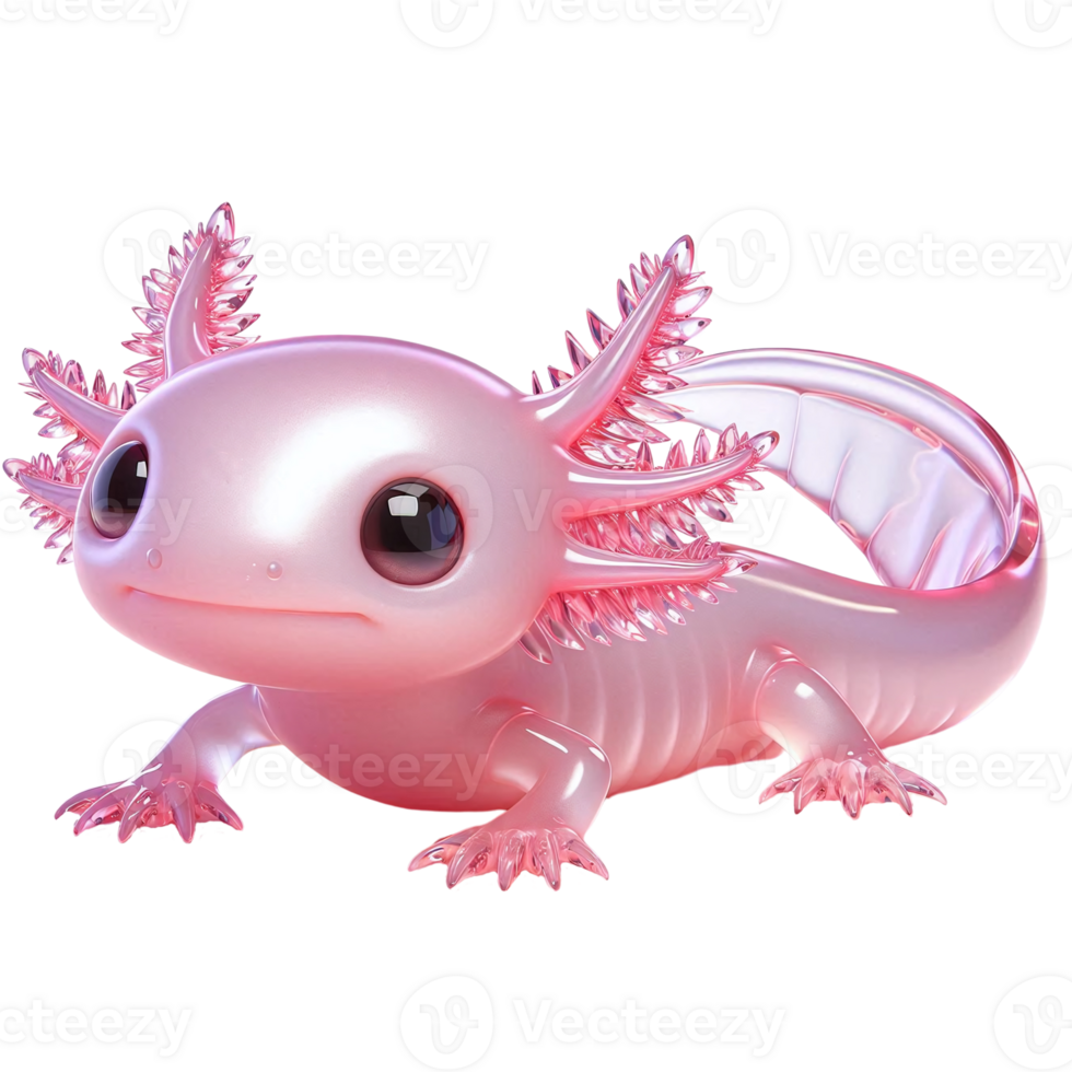 A pink lizard with large eyes and long horns png