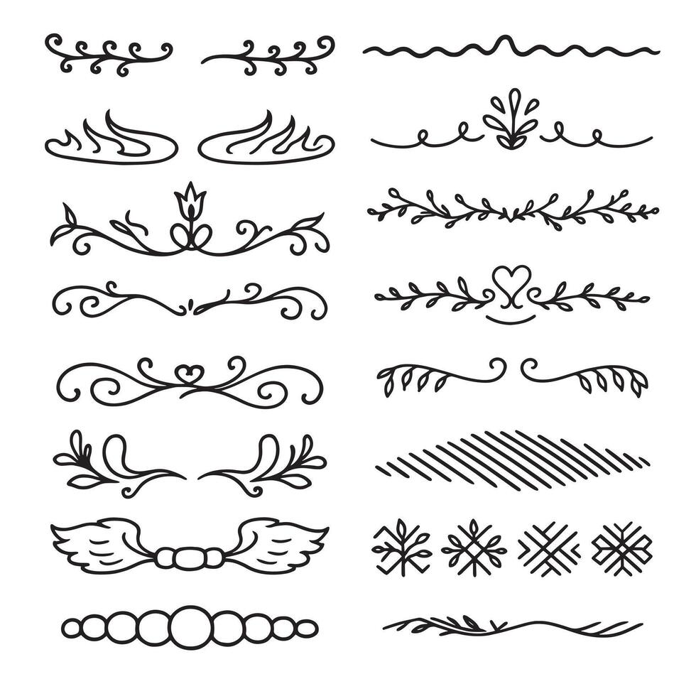 Elegant Divider Design vector