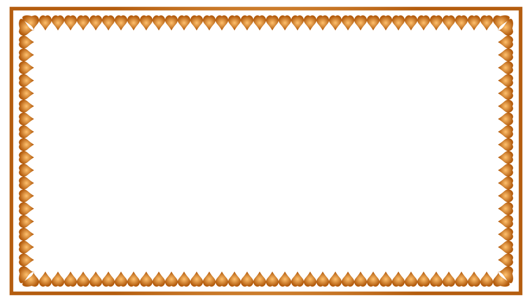 Golden rectangle certificate border pattern line photo frame islamic wedding invitation in background png