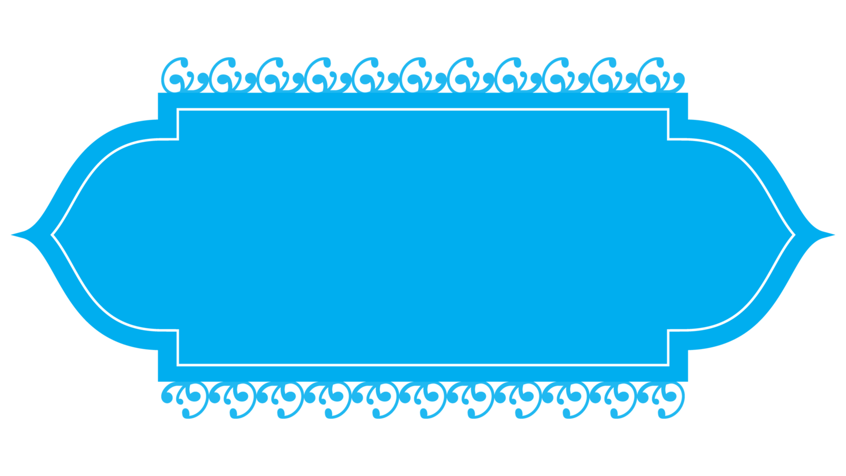 luxury golden arabic islamic banner title frame text box background png