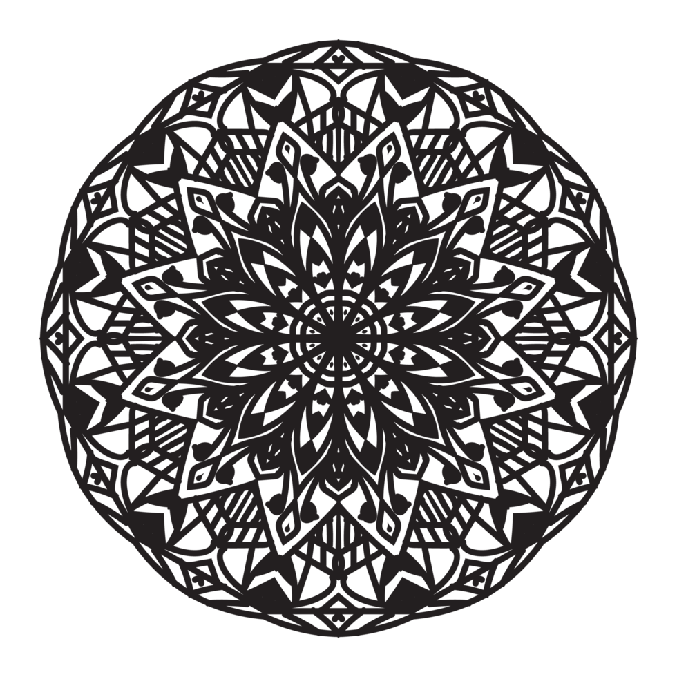 Luxury mandala background with golden arabesque pattern art design png