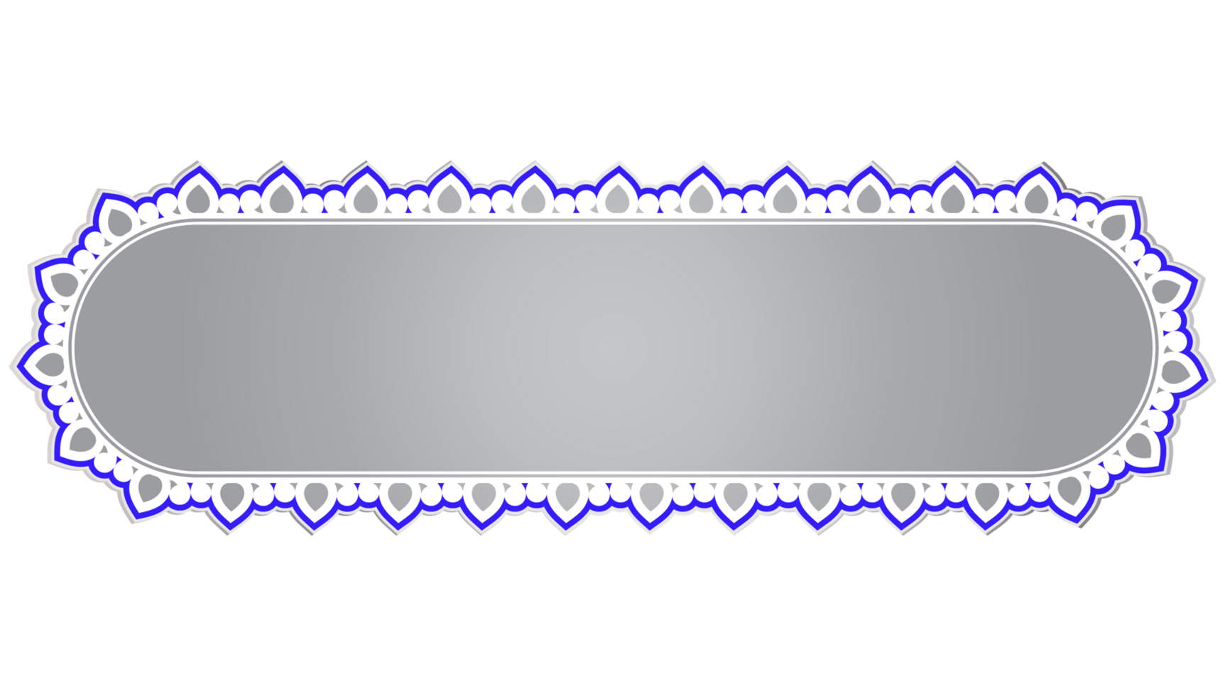 Luxury set arabic islamic banner title frame transparent background text box png