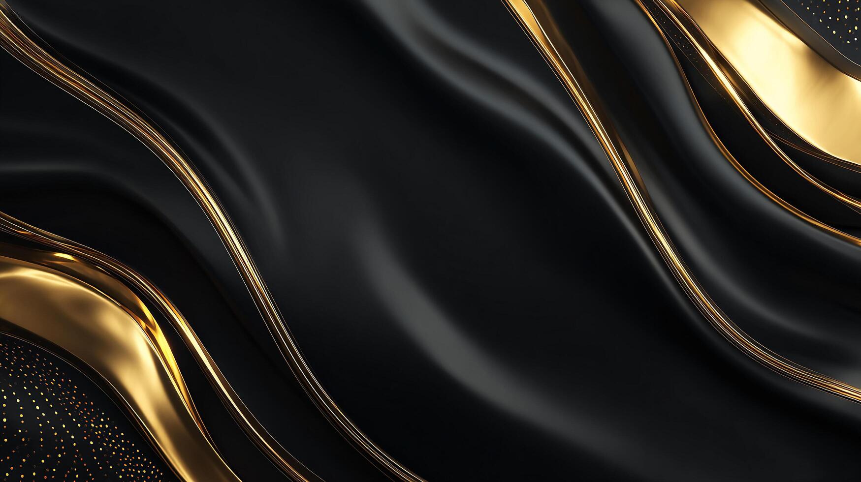 High-end luxury background with fluid abstract wave designs photo