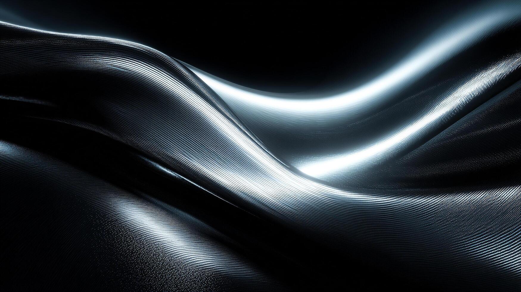 Abstract wallpaper featuring layered luxurious wave patterns photo