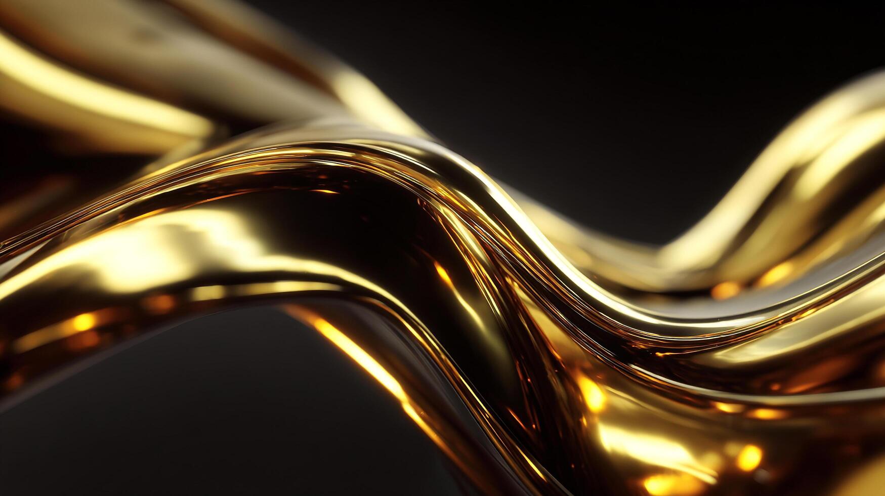 High resolution background with stylish flowing abstract wave lines photo