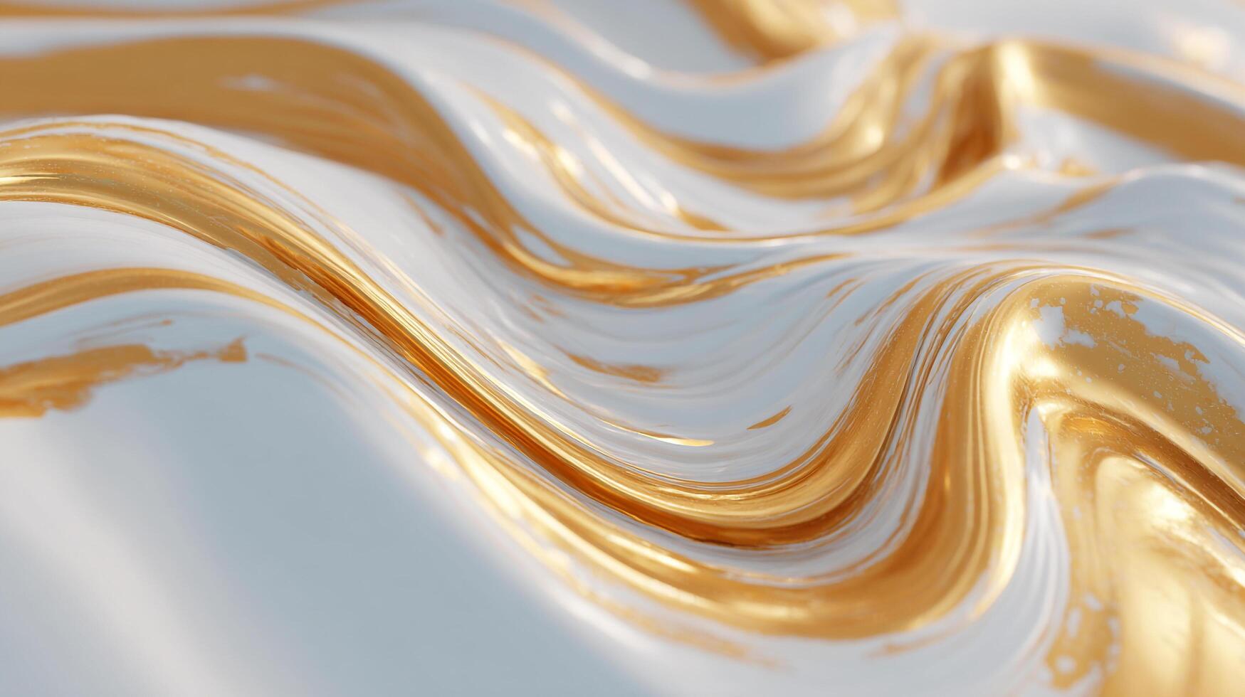 Abstract waves blending softly into a high-res luxury style photo