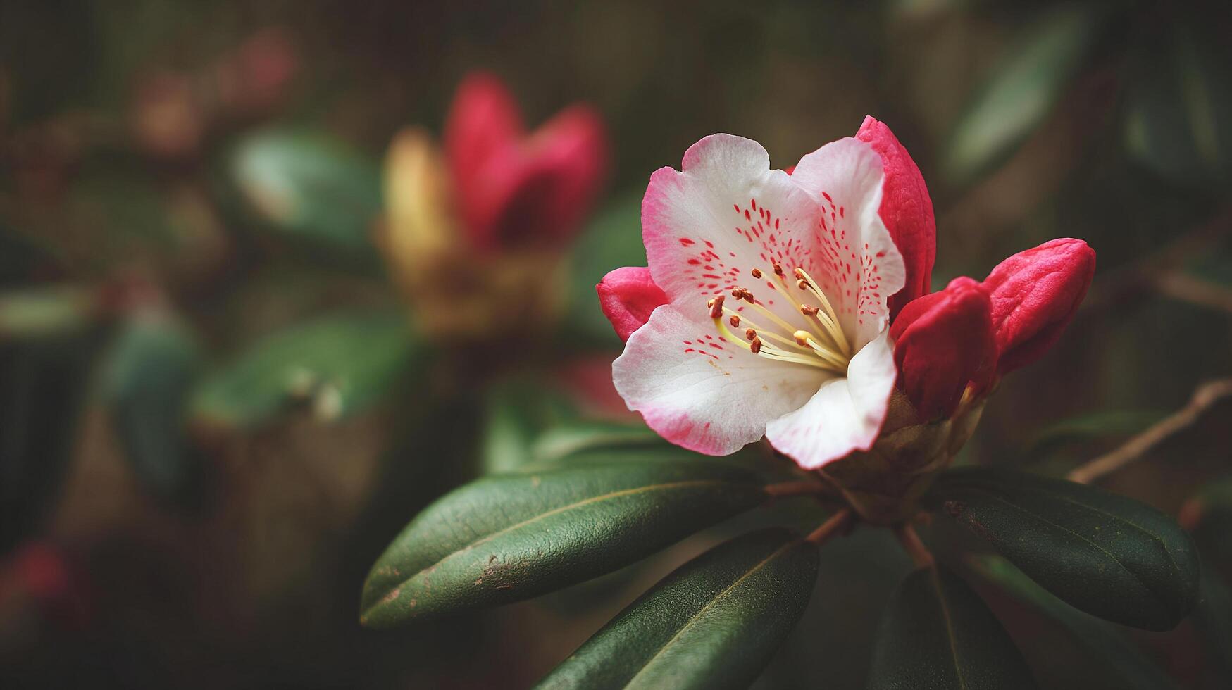 Delicate flower in outdoor wallpaper view photo