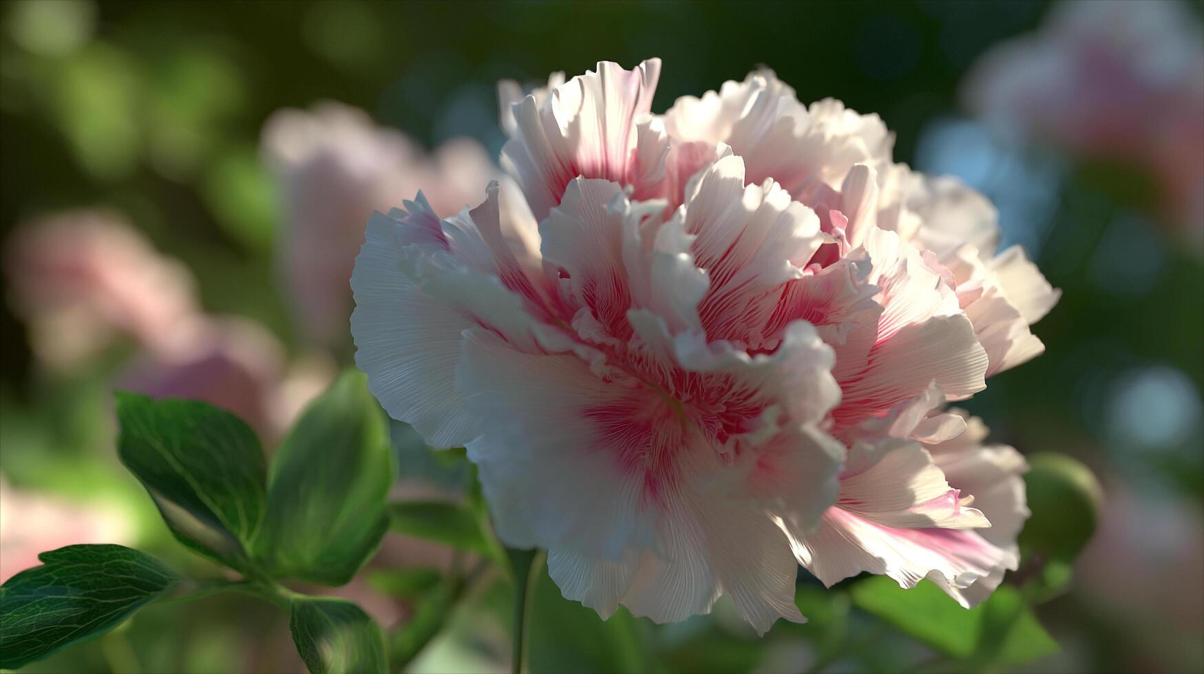 Nature flower wallpaper with intense clarity photo