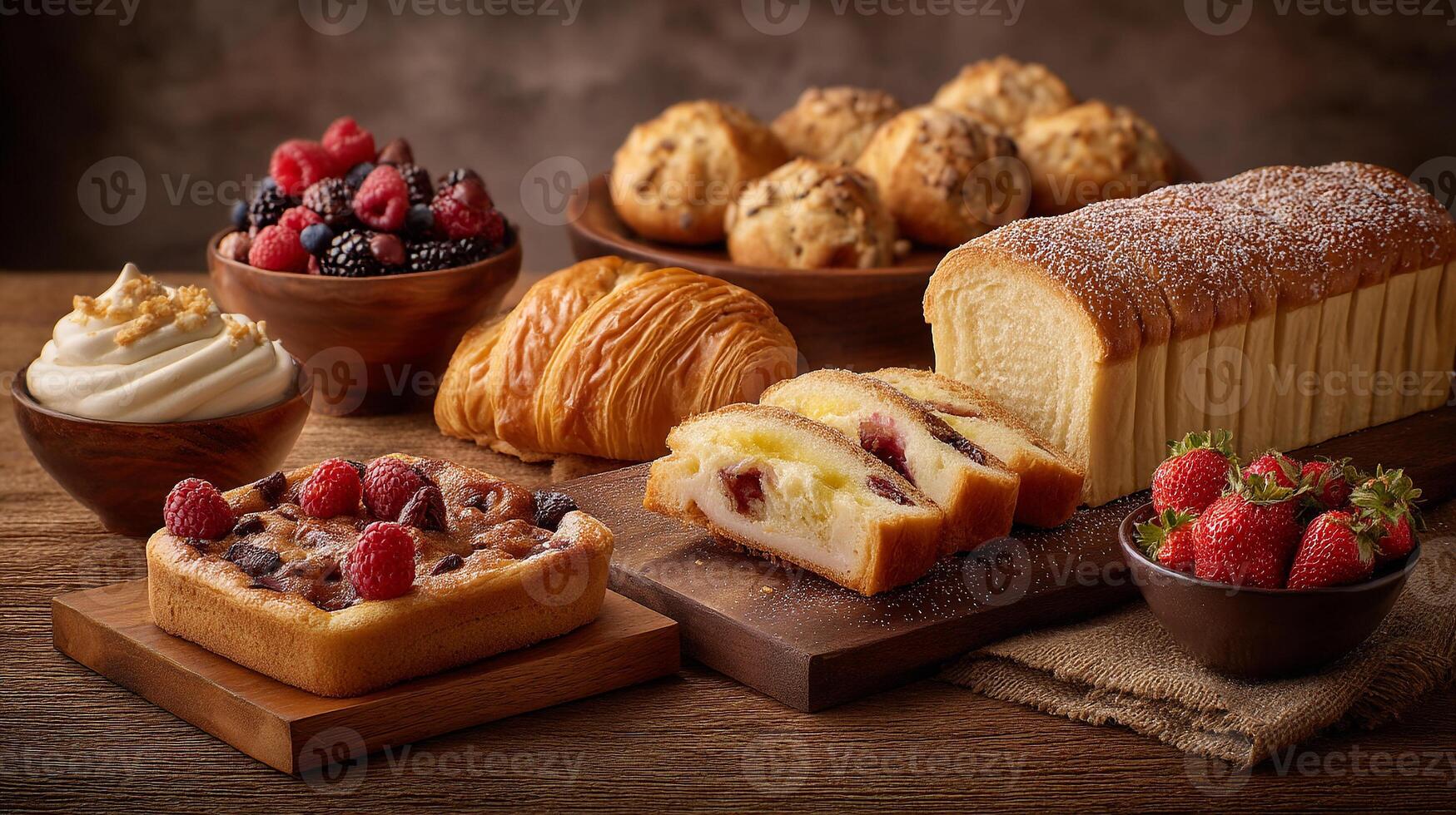 Rustic bakery high-resolution photo scene