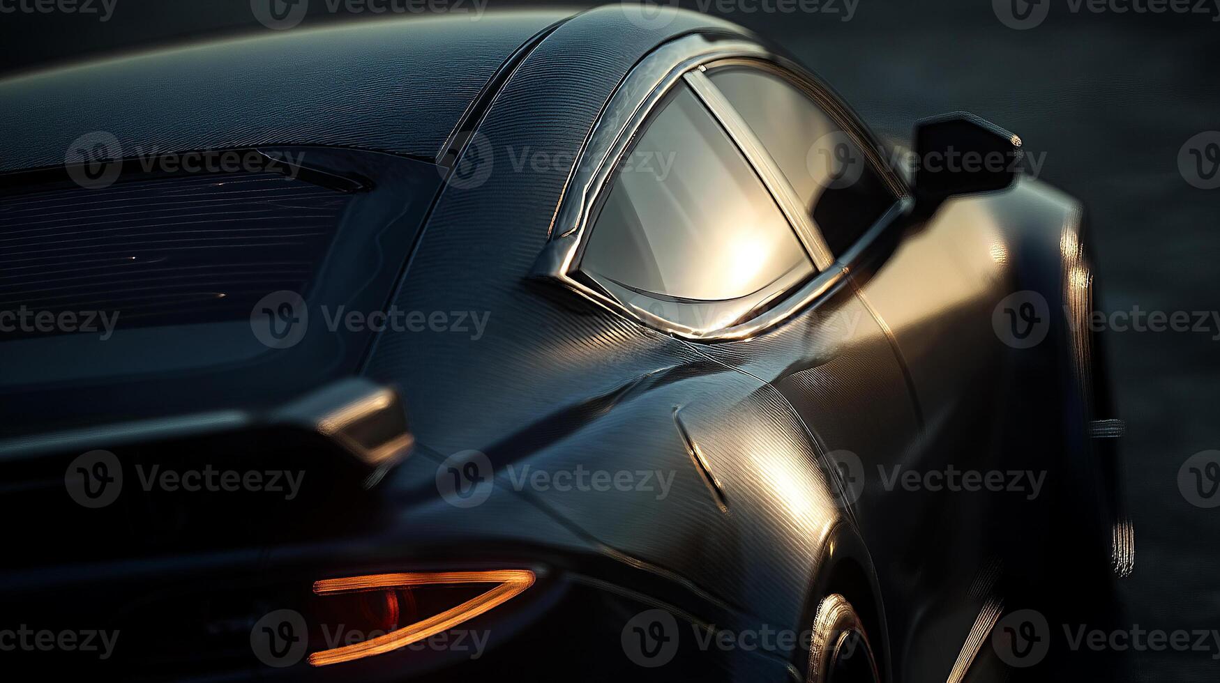 Daylight scene with photoreal auto shape photo
