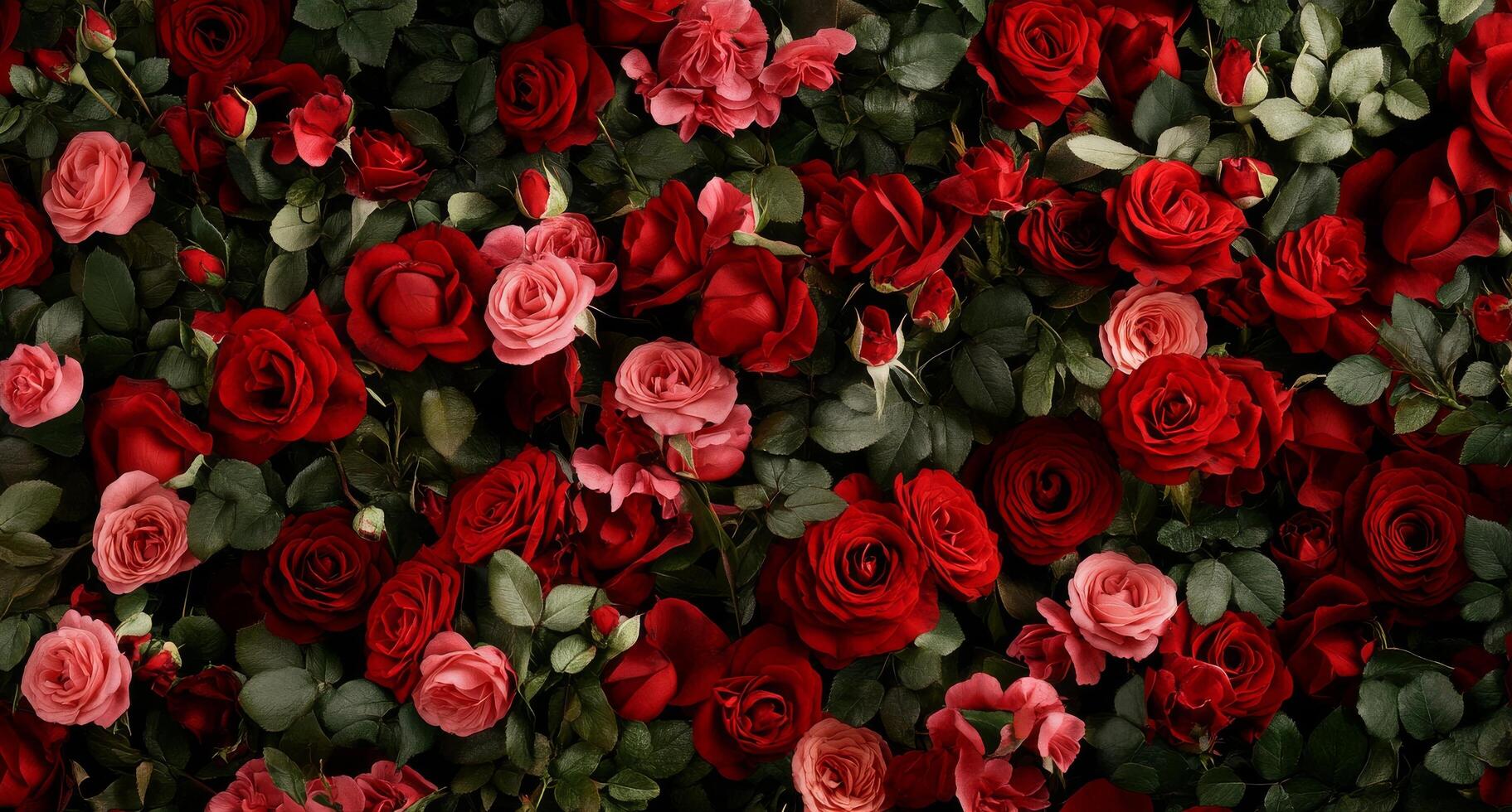 Roses in Various Colors Arranged Beautifully on a Green Backdrop During Daytime photo