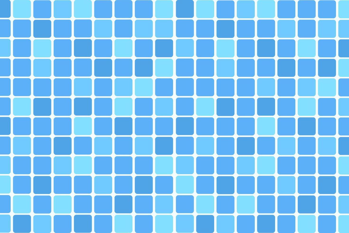 Colorful blue tile pattern with varying shades and shapes creating a lively design vector