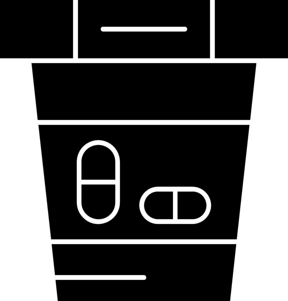 Supplements Glyph Icon vector