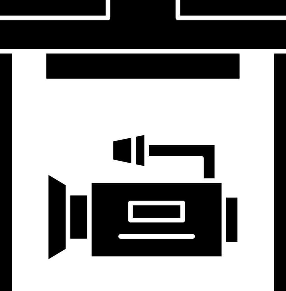 Studio Glyph Icon vector