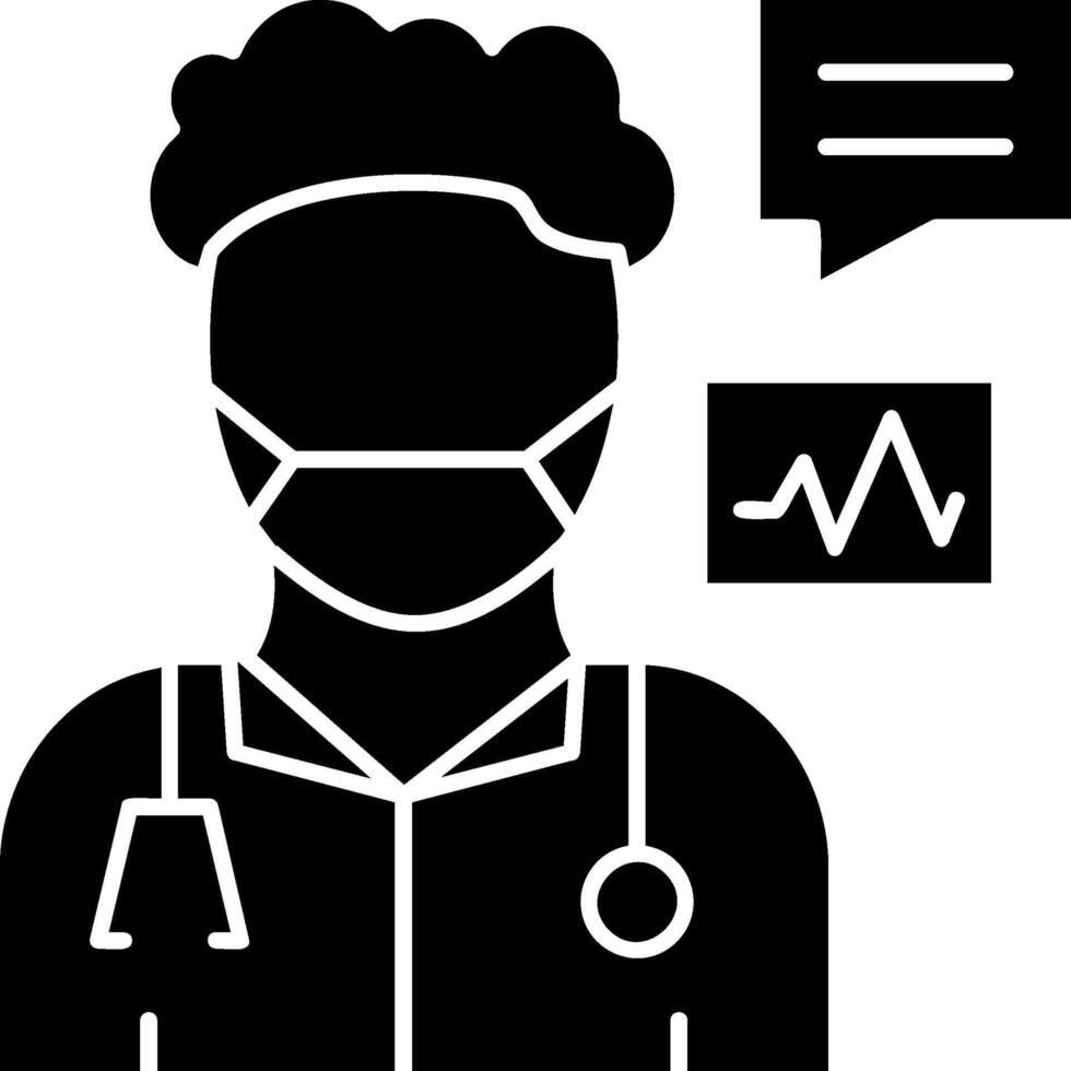 Consultation Glyph Icon vector